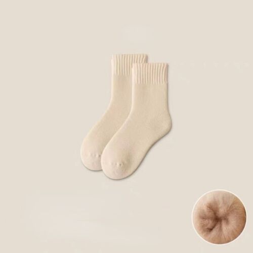 3 Pairs Lady Warm Wool Blend Socks Thick Thermal Boot Socks Cashmere Soft Casual - Picture 12 of 16