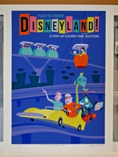 SHAG Print LE #16/300 That's From Disneyland Exhibit Disney People Mover