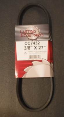 #ad New Cutting Edge Parts CC7432 Replacement Belt 3 8quot; x 27quot; 3L270 $9.95