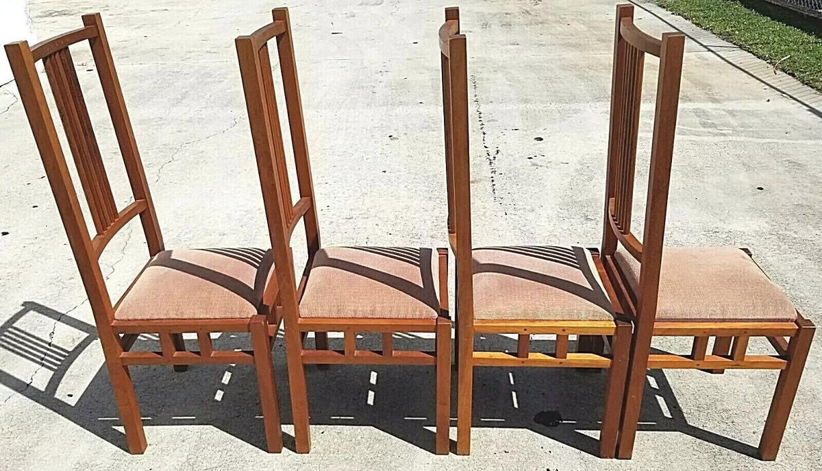 Set of 4 Mission Arts Crafts Thomas Moser Style Dining Chairs