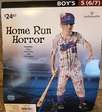 Home Run Zombie Boys Costume Size Small 6/7