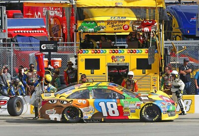 Kyle Busch M&M's Pitstop NASCAR 13x19 Poster Gloss Photo Print KBA6F