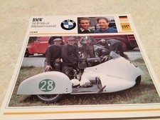 Carte moto BMW side car 500 RS 1957  collection Atlas Allemagne