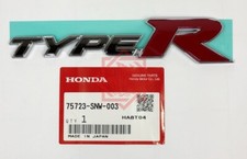 Honda Civic Rear Type R Emblem Fd2 Cr Z Acura Csx Integra Genuine Jdm For Sale Online Ebay