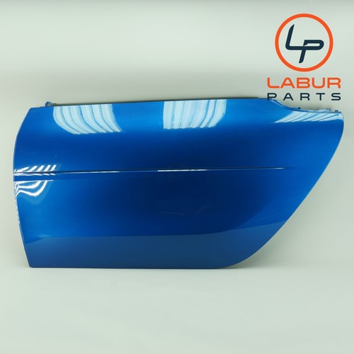 C453 16-19 Smart Fortwo Front Left Driver Side Door Shell Skin Blue DS329