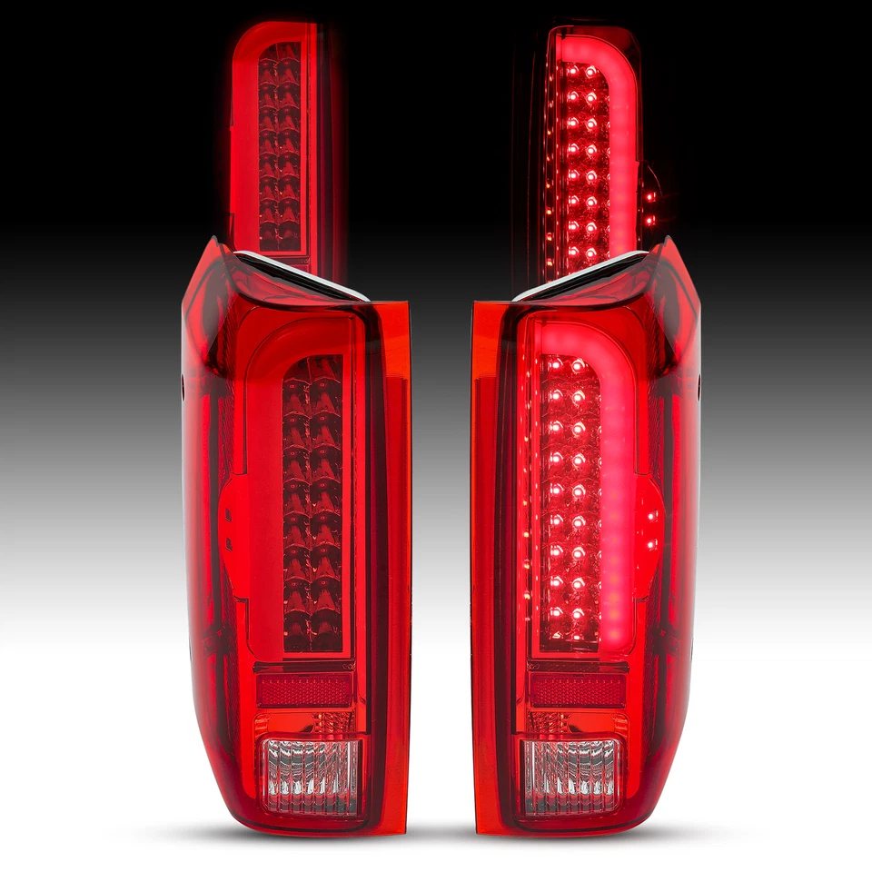 For Ford F150 F250 F350 Bronco 1990-1997 Pair LED Tail Lights Rear Lamps LH&RH - Image 3 of 4