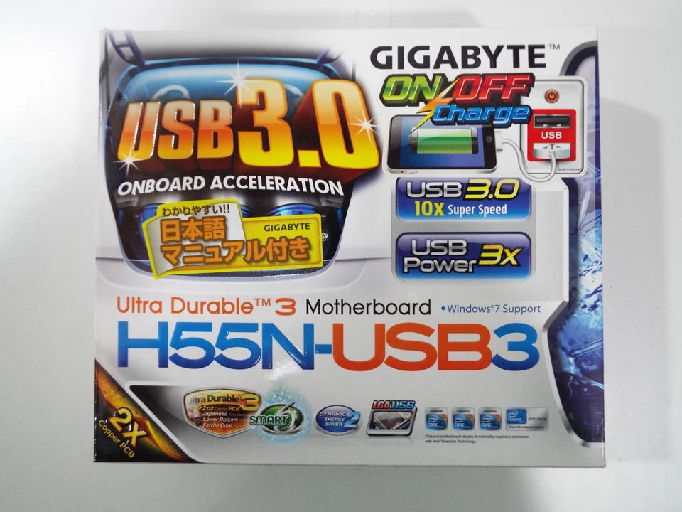 Gigabyte GA-H55N-USB3 Mini-ITX H55 LGA 1156 Motherboard Intel 1st Gen DDR3 NEW - Image 3 of 4