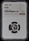 1956 Roosevelt Dime (Silver) 10C NGC PR68