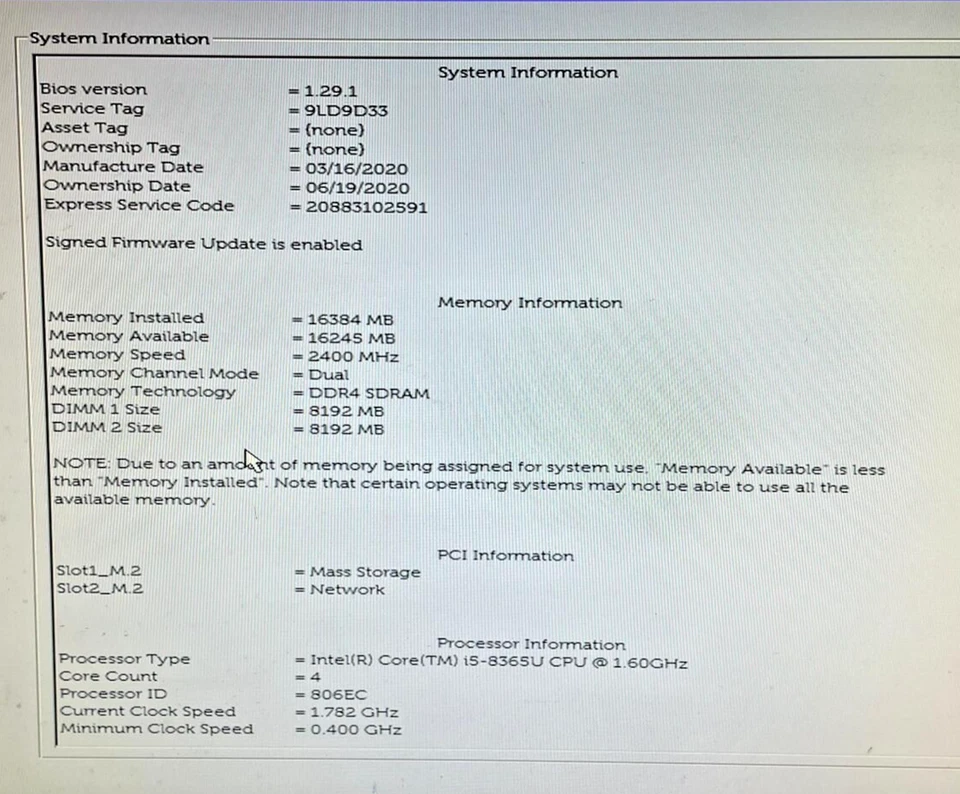 Dell OptiPlex 7070 Ultra Mini PC - i5-8365U - 8GB RAM - 256GB SSD (OFFERS OK) - Image 3 of 4