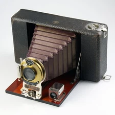 Ansco No.5 Model C Folding 4x5" Roll Film Camera