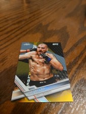 2017 Topps Chrome UFC Gold Refractor Parallel Card #32/50 Jim Miller #39