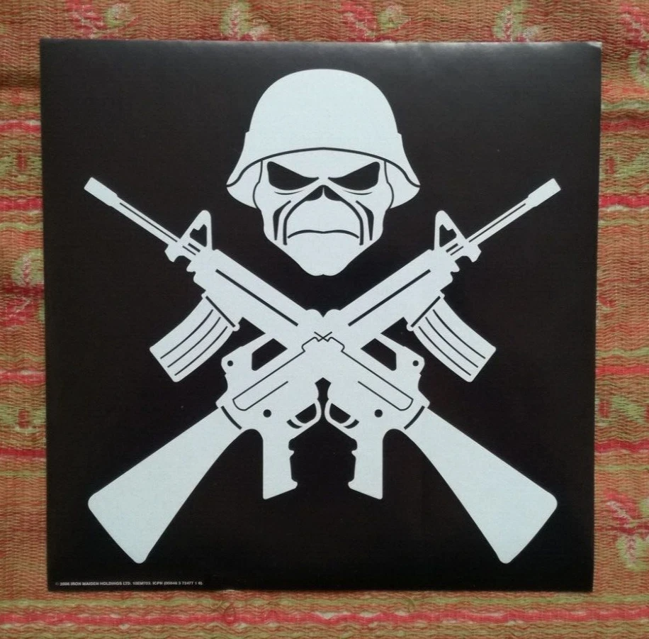 IRON MAIDEN**THE REINCARNATION OF BENJAMIN BREEG**10" CLEAR VINYL W/STICKER**NM - Image 4 of 4