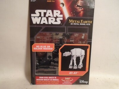 Fascinations Metal Earth Star Wars AT-AT 3D Model Kit MMS252 MINT IN ...