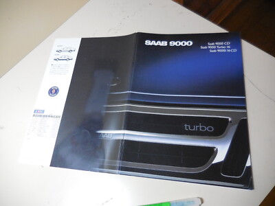 SAAB 9000 Japanese Brochure SEIBU CB20I CB20S 