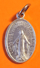 Wundertätige Medaille-Silberfarbigem Alu ITALY (Sammlerstück)