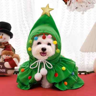 how to dress up your dog for christmas Amazon.com : Abbylike Dog Christmas Outfit Holiday Pet Character Green  Hoodie Shirt with Hat for Dogs and Cats Christmas Pet Clothes Cute Dog  Christmas Outfit Cosplay Party as Shown(Vivid,XL) : Pet Supplies