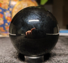 Sfera Di Ossidiana Nera 30 Mm - Pietra Naturale Per Feng Shui E Decorazione - Foto 4