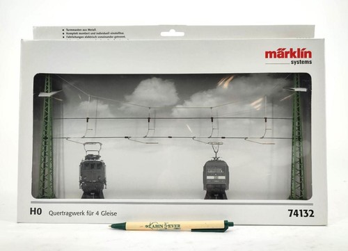 Marklin 74132 HO Scale 4-Track Cross Span Assembly