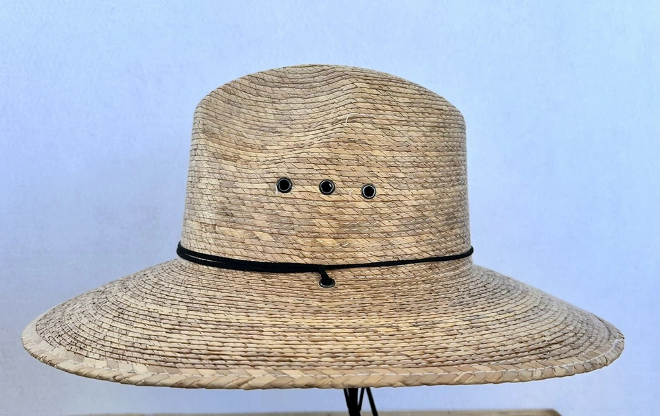 Sombrero de paja BONANZA hoja de palma ala de 4” para hombre O/S Foto 3 de 4