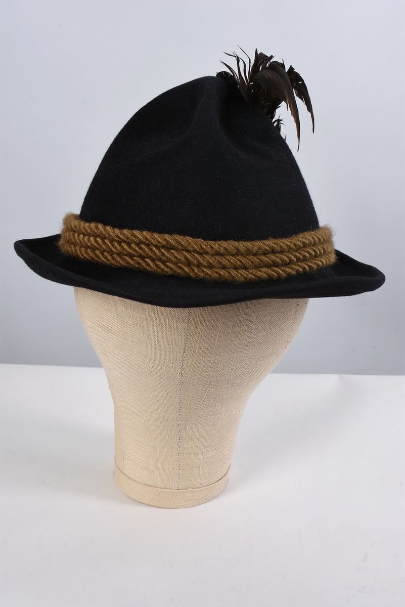 Hutmacher Zapf Vintage Wool Austrian Bavarian Alpine Hat Size M | eBay