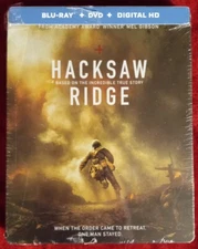 Hacksaw Ridge (Steelbook Blu-ray + DVD) Digital Expired - Tears in Seal (Pics)