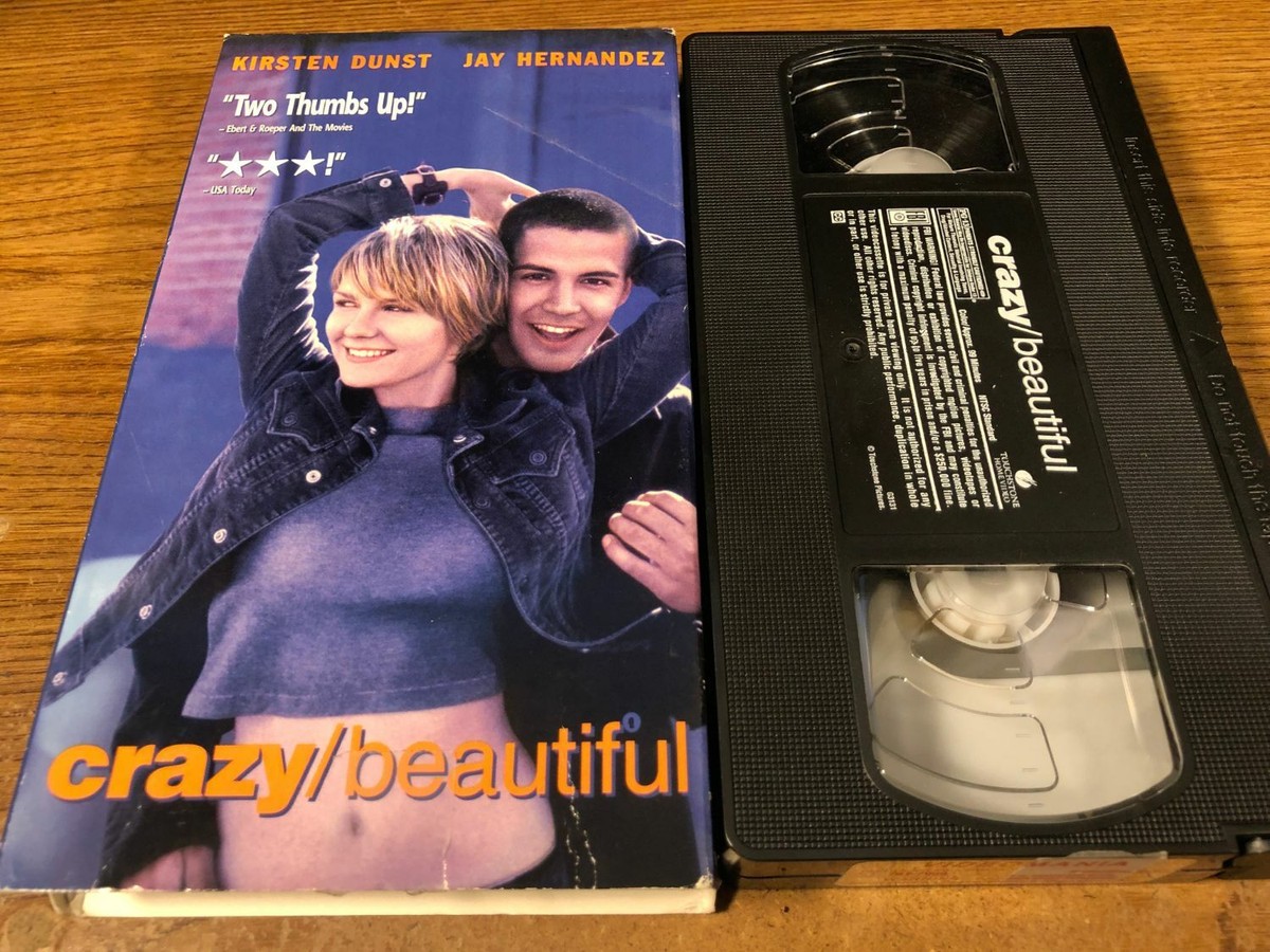 Crazy / Beautiful VHS VCR Video Tape Used Movie Jay Hernandez