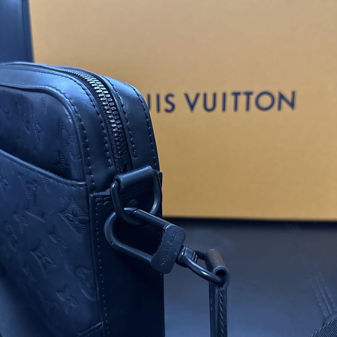 Louis Vuitton Duo Messenger Bag Monogram Leather Black men's bag eBay