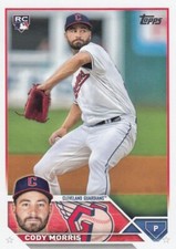 CODY MORRIS TOPPS SERIES 2 ROOKIE CARD RC CLEVELAND GUARDIANS #507 2023 23