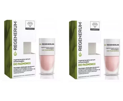 2x Regenerum Regenerative Hardening Protecting Rebuilding Nails Serum Varnish