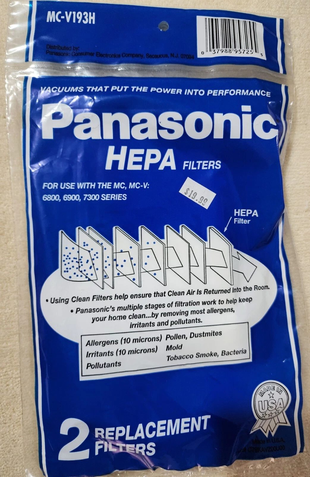 Panasonic HEPA Filter