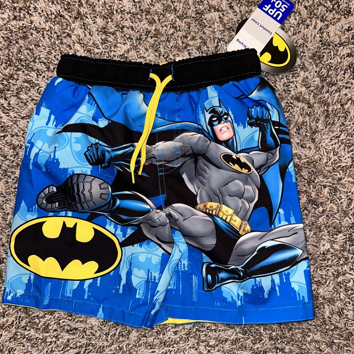 Superhero swim trunks clearance