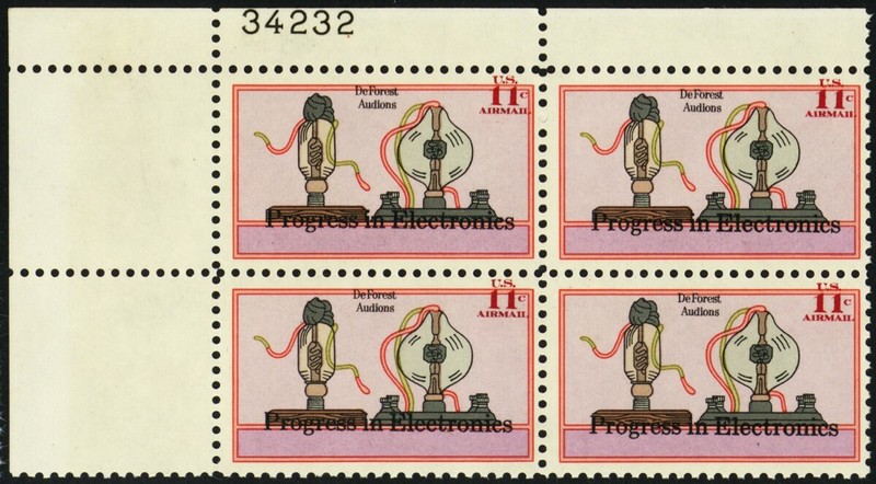 C86, Dramatic Color Shift Error Plate Block of Four Mint VF NH - Stuart Katz