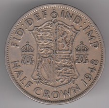United Kingdom 2/6 Half-Crown 1948 Copper-nickel Coin - George VI