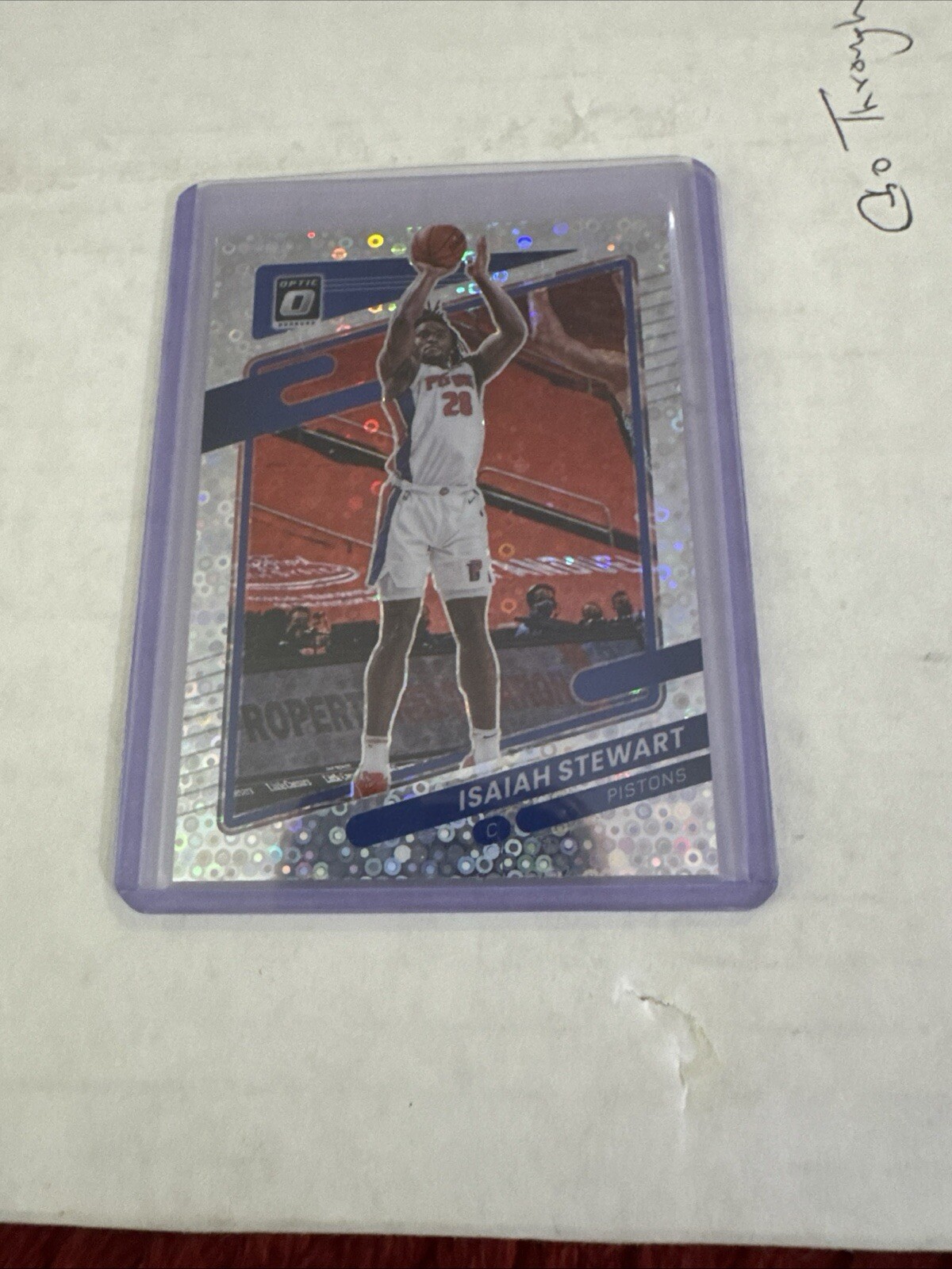 2021-22 Donruss Optic Fast Break Isaiah Stewart Disco #12 - Detroit Pistons