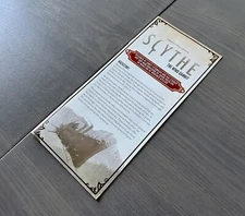 Scythe The Wind Gambit | Game Rulebook Pamphlet | Official Game Piece