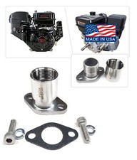 Exhaust Adaptor Male  Female 1" Flange for: Predator 420cc  301cc, Honda GX270