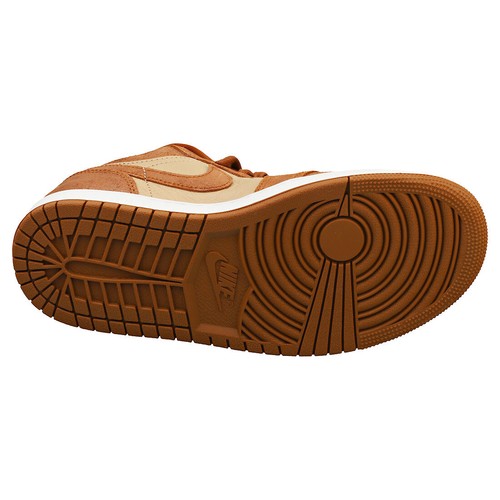 Nike Air Jordan 1 Low Se Womens Casual Trainers in Brown Coffee - 4 UK - Picture 6 of 8