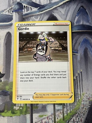 Pokemon Gordie 149/203 Evolving Skies English NM-M