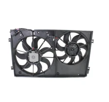 New Dual Radiator & Condenser Cooling Fan Assembly / Shroud Motor Blade 2090197