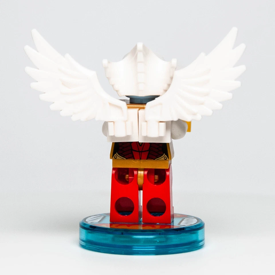 LEGO® Chima Minifigura - Eris, Fire Chi Gold Torso (dim003) 71232 Dimensiones Etiqueta Foto 4 de 4