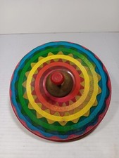 vintage tin Childrens toy spinning top