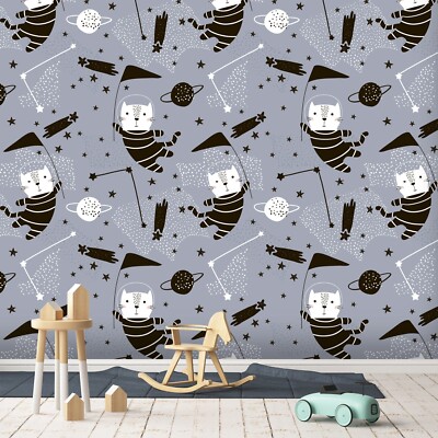 3D Cute Black Cat K1162 Wallpaper Mural Self-adhesive Removable Sticker Kay