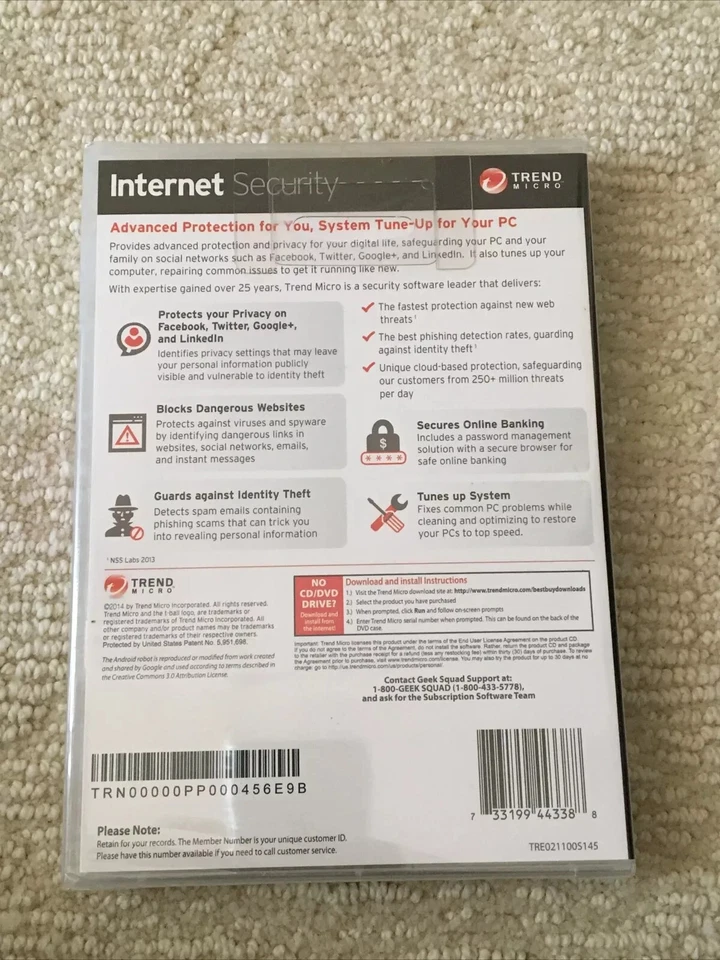 Trend Micro Internet Security (2014) 3 Devices - Windows 8 Mac IOS Android NEW - Image 4 of 4