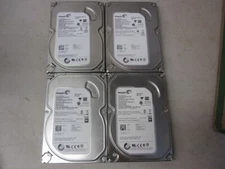 Lot of 4 Seagate 250GB SATA 3.5 HDDs ST3250312AS ST3250318AS ST250DM000