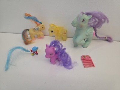 My Little Pony Vtg G1 MLP Sundae Best Peppermint Crunch Green Ice Cream 1987 + 