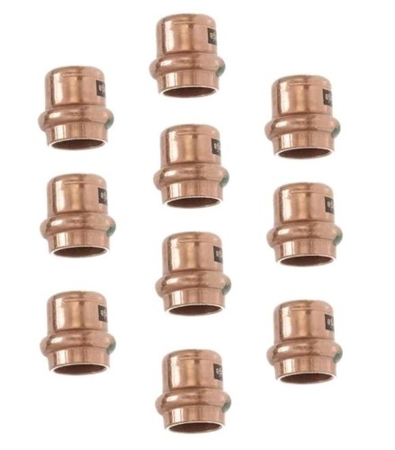 Viega ProPress 3/4" Press Copper Cap Fitting 10pk New