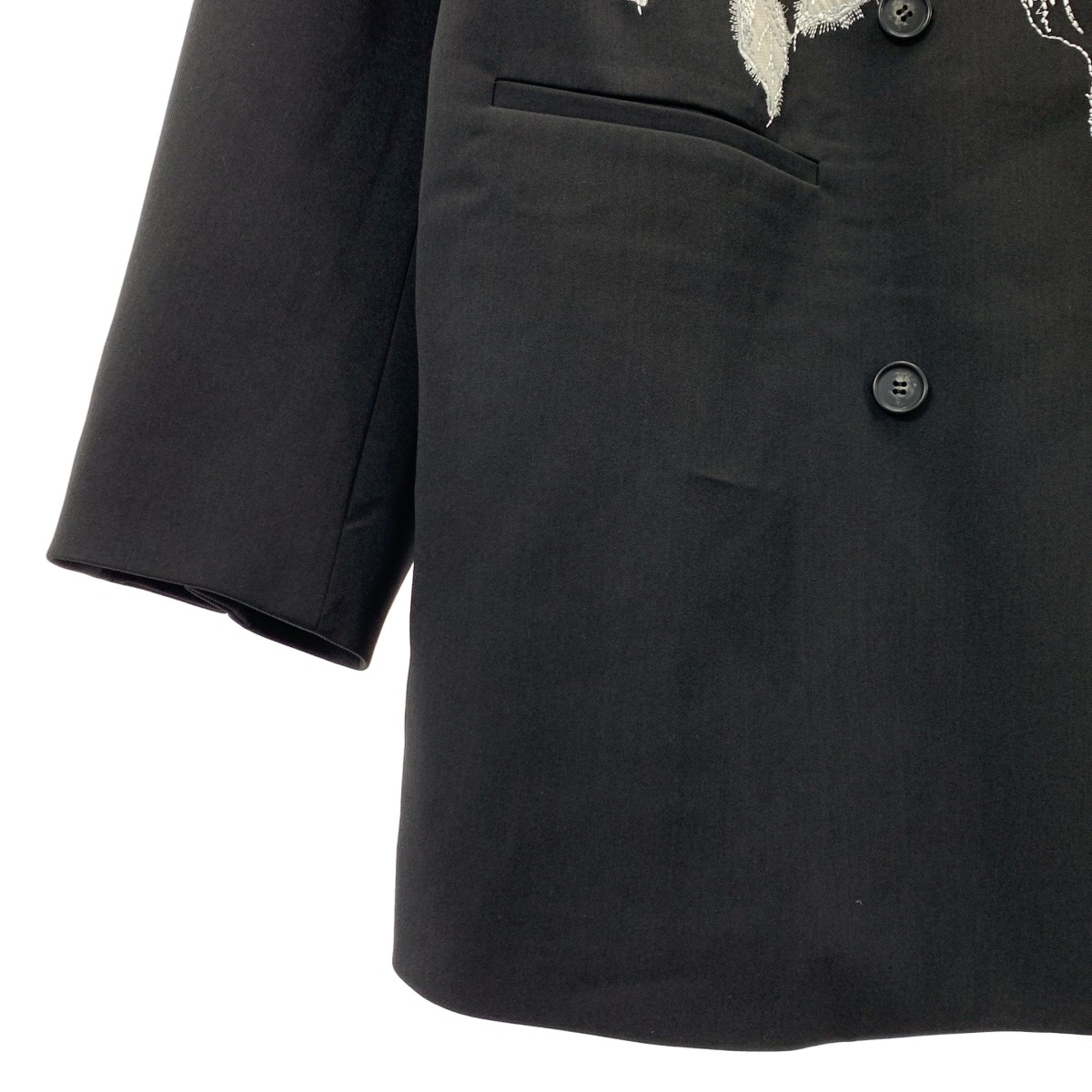 Ameri / Rose Embroidery Jacket Black S - image 3