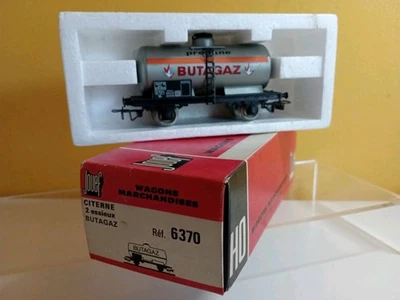 JOUEF, HO, wagon citerne BUTAGAZ, 2 essieux, Réf : 6370 - Photo 1/4