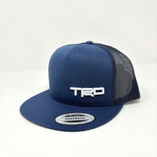 Trd Trucker Hat Trd Cap Tundra Headwear Toyota Racing Tacoma Caps Camry Navy