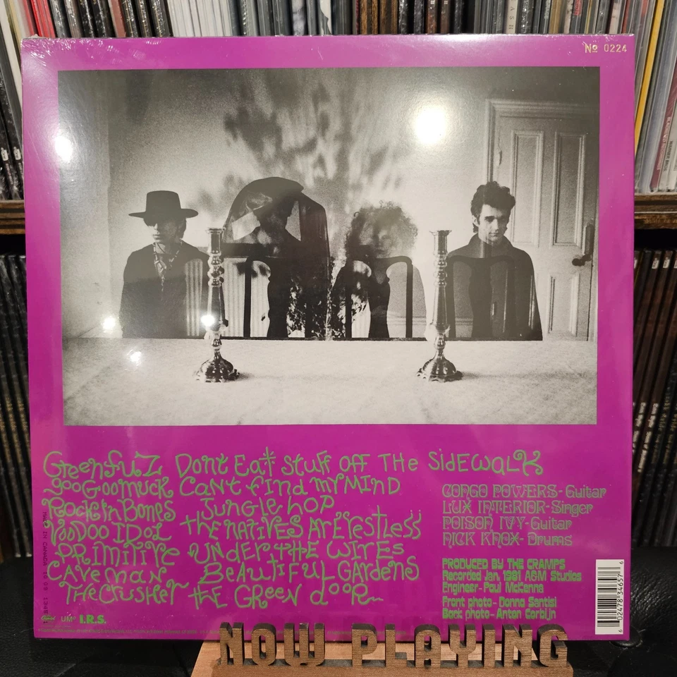 THE CRAMPS - Psychedelic Jungle LIMITED/#ed Fluorescent Green #224 Vinyl LP NEW - Imagem 4 de 4